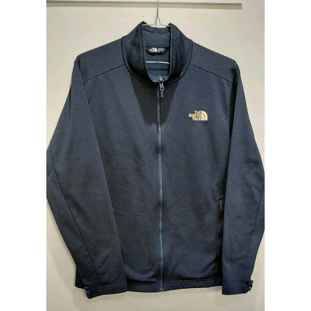 The North Face Jacket Mens Size Large Blue Full Zip Pockets Lightweight